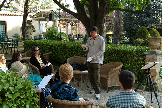 Photo of John Hulsey Teaching in Aix France